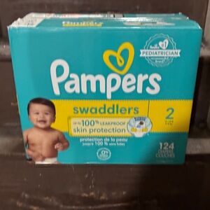 Pampers Swaddlers Diapers - Size 2, Blue